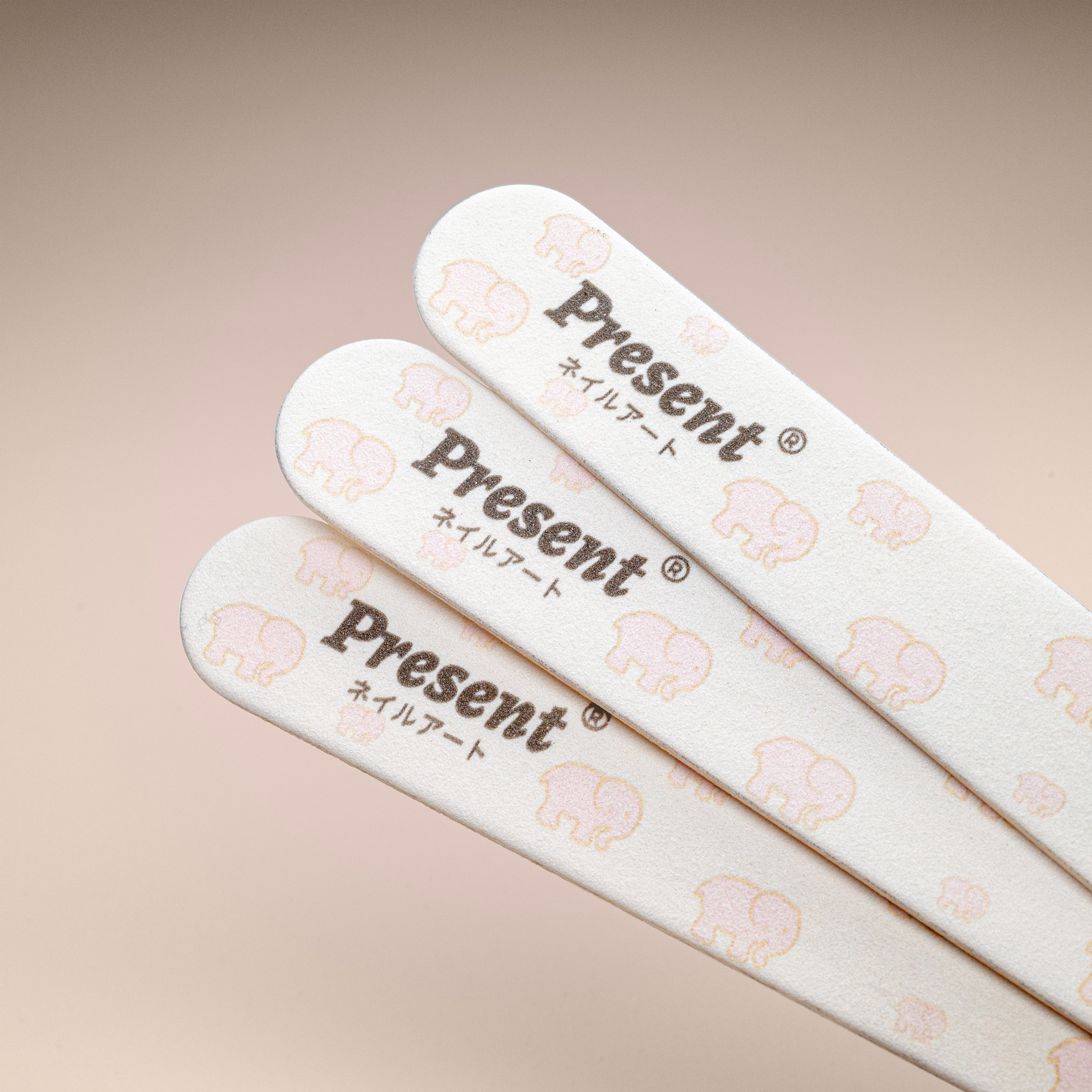 Durable Extra Thin Double Sided Wooden Nail File - Present