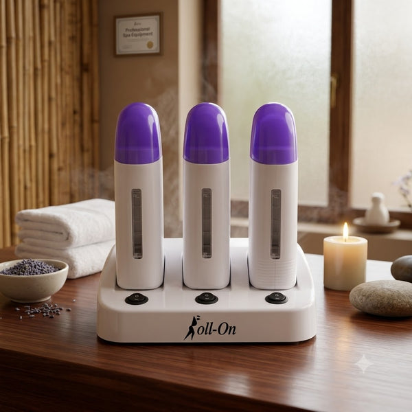 Triple roll on roll heater Waxing Hair Removal Machine