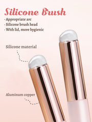 Ombre Effect Foil Transfer Silicone Nail Brush Lip Gloss Applicator