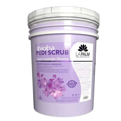 Jojoba Pedi Gel Scrub Lavander/Orange Tangerine | La Palm