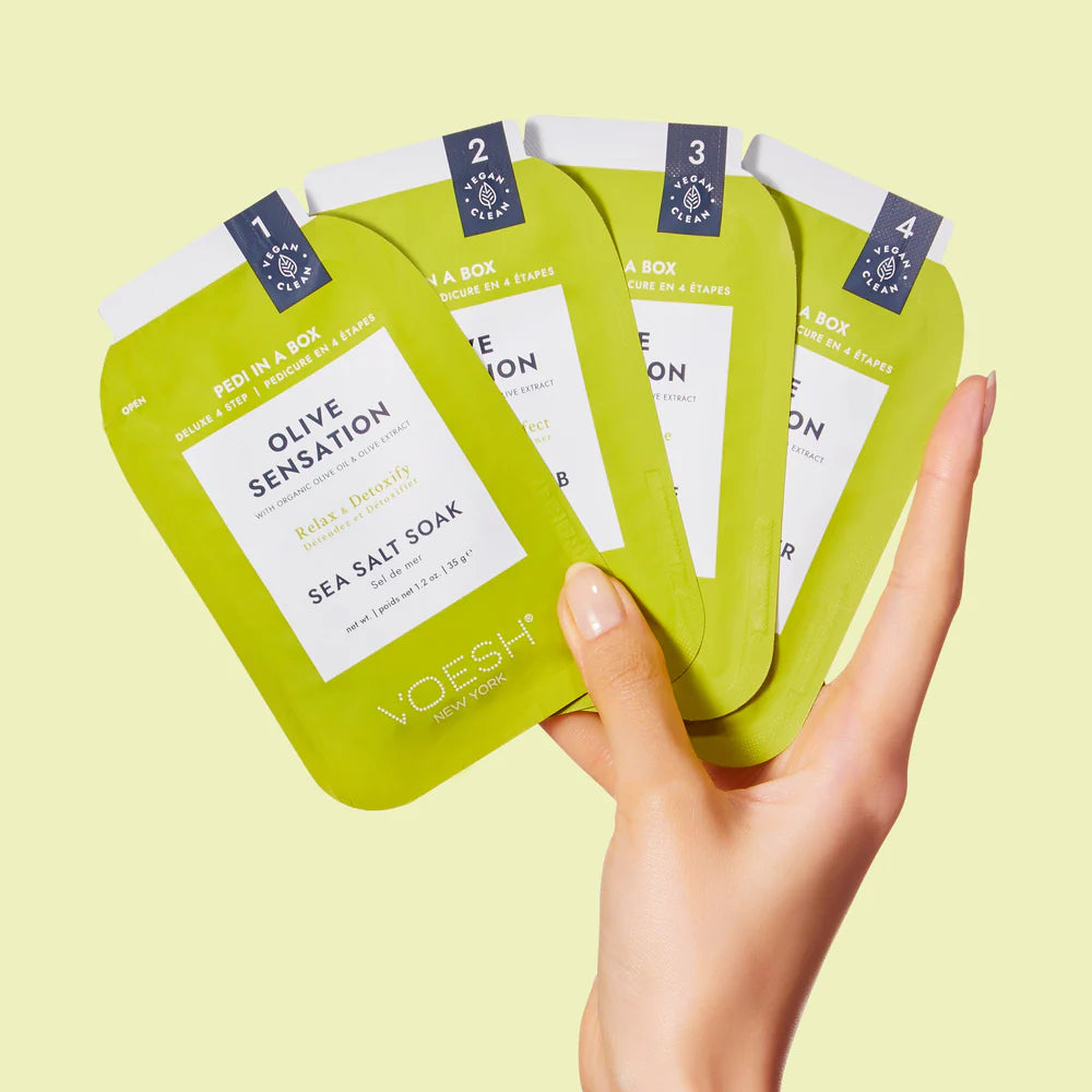 VOESH Pedi In A Box Deluxe 4 Step Pedicure Set