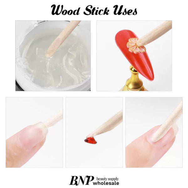 Nail Art Orange Stick Wood Stick (100pcs)